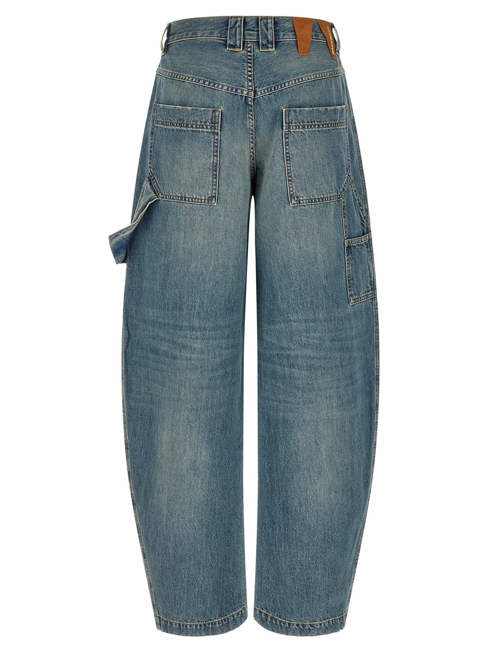 Blue Cotton Relaxed Fit Jeans