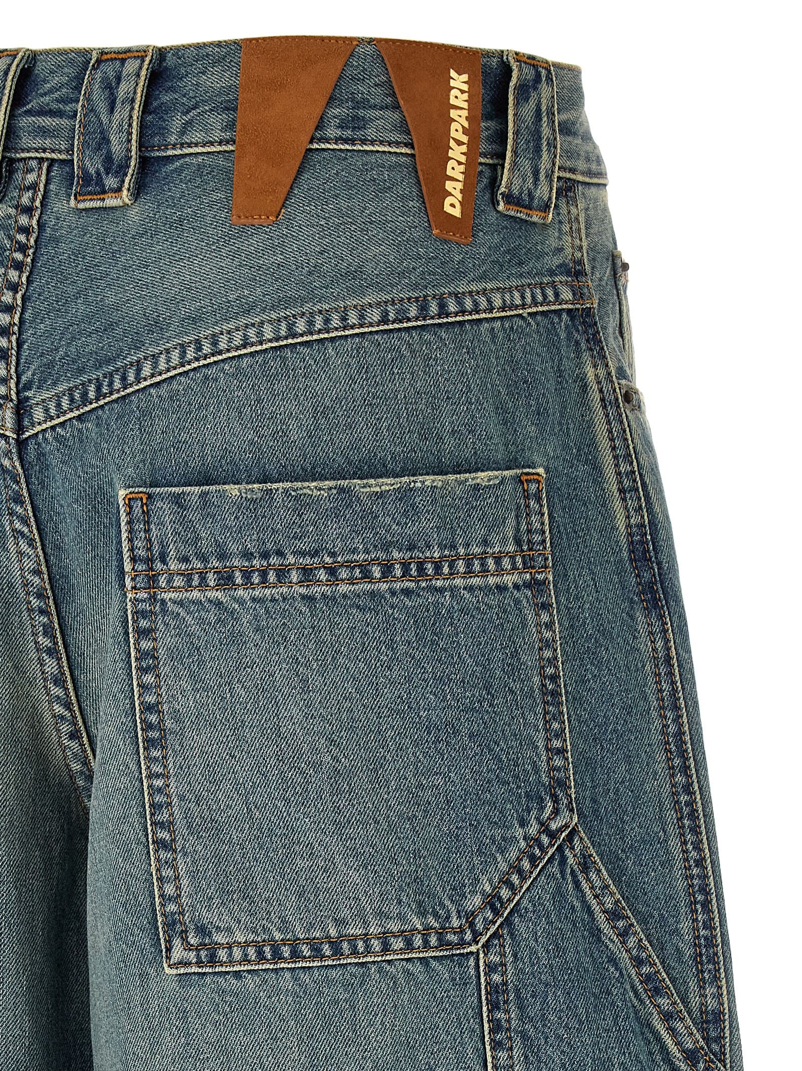 Blue Cotton Relaxed Fit Jeans