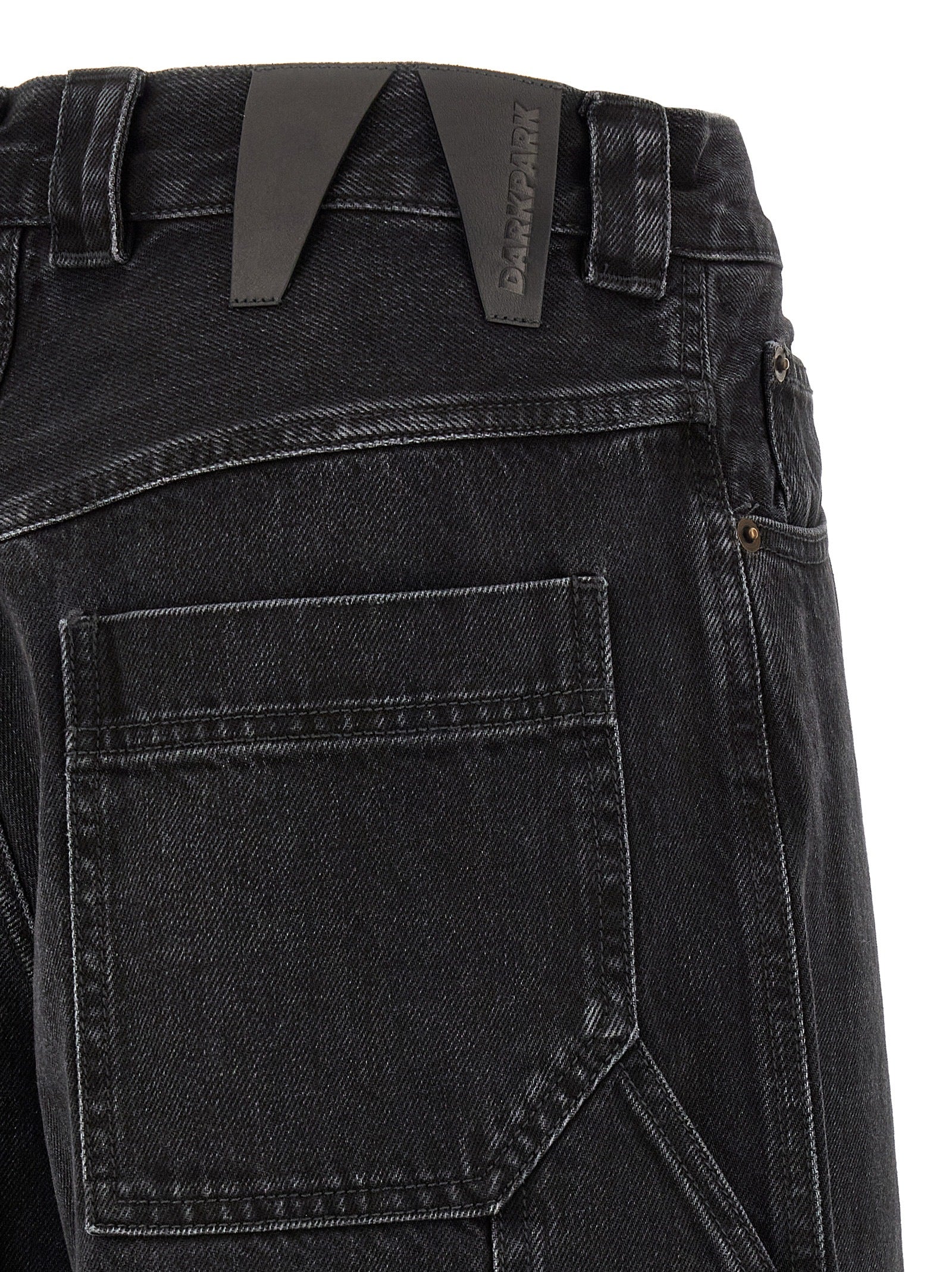 Black Cotton Relaxed Fit Jeans