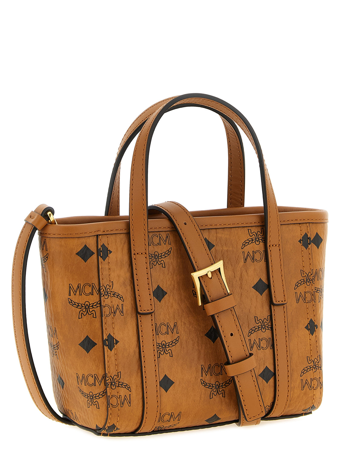Brown Polyethylene Tote Bag