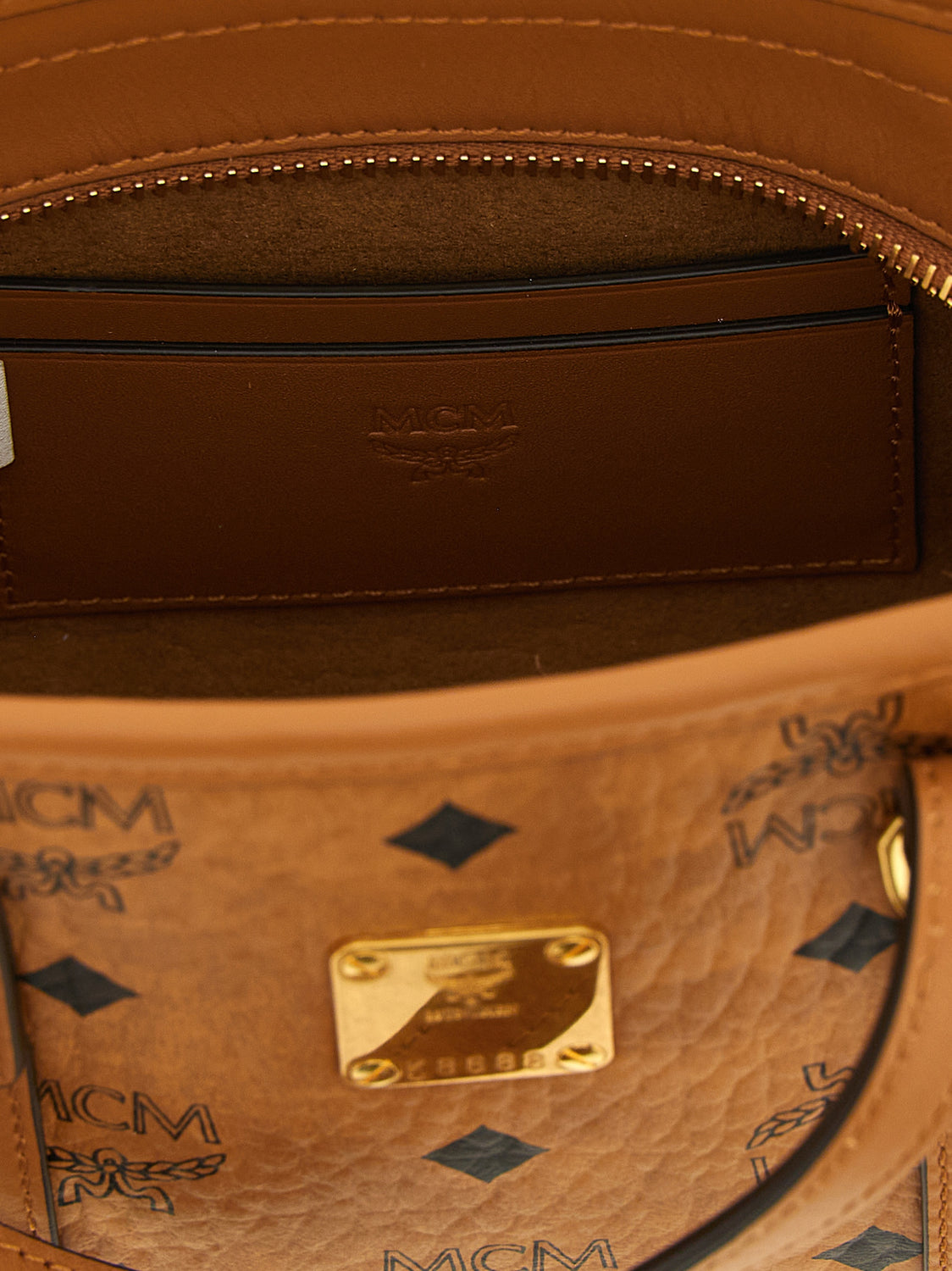 Brown Polyethylene Tote Bag
