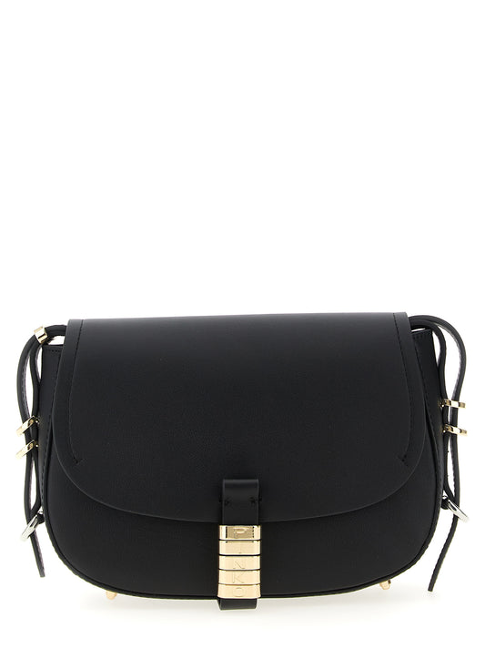 Black Calfskin Crossbody Bag