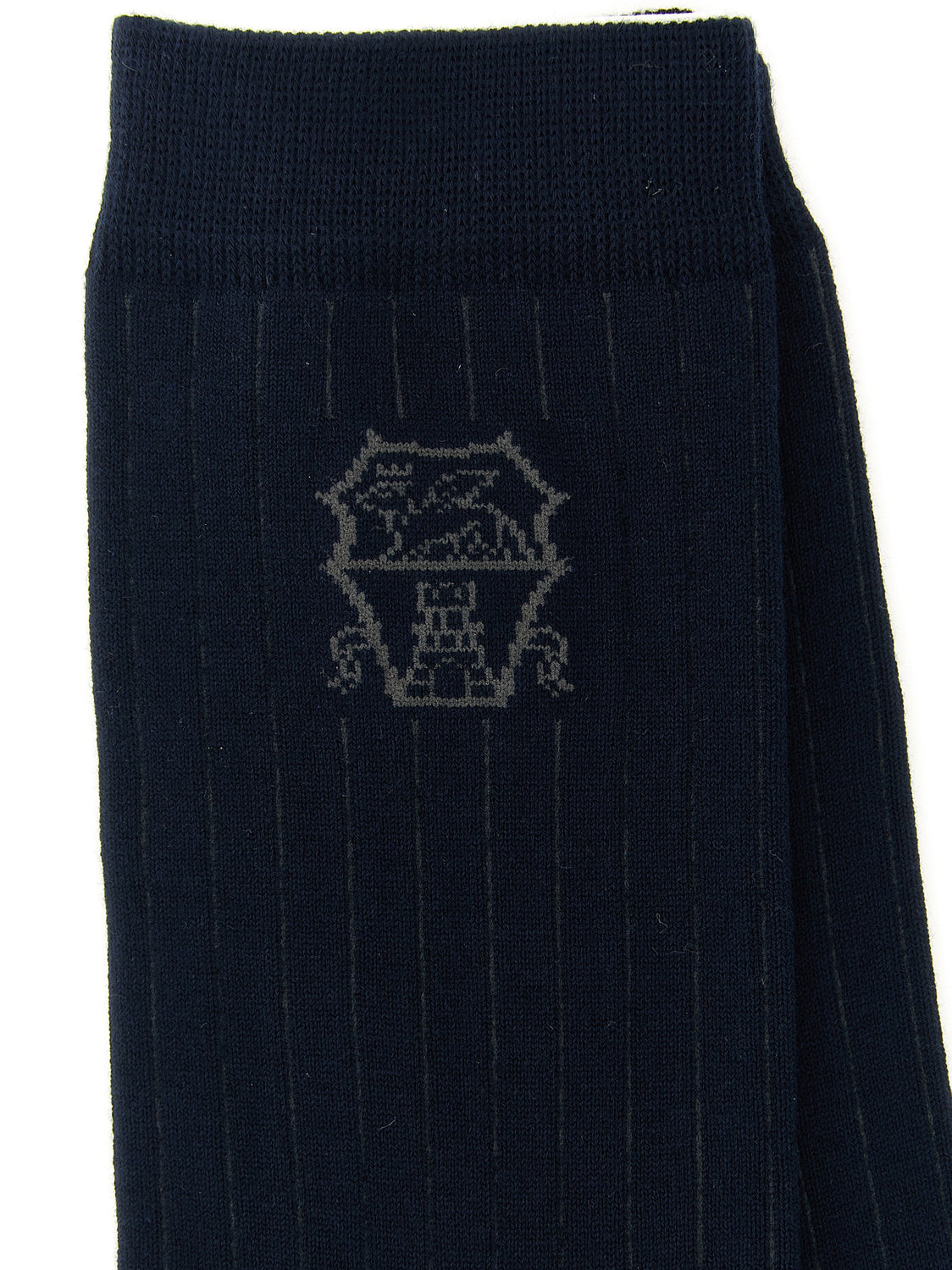 Blue Cotton Socks