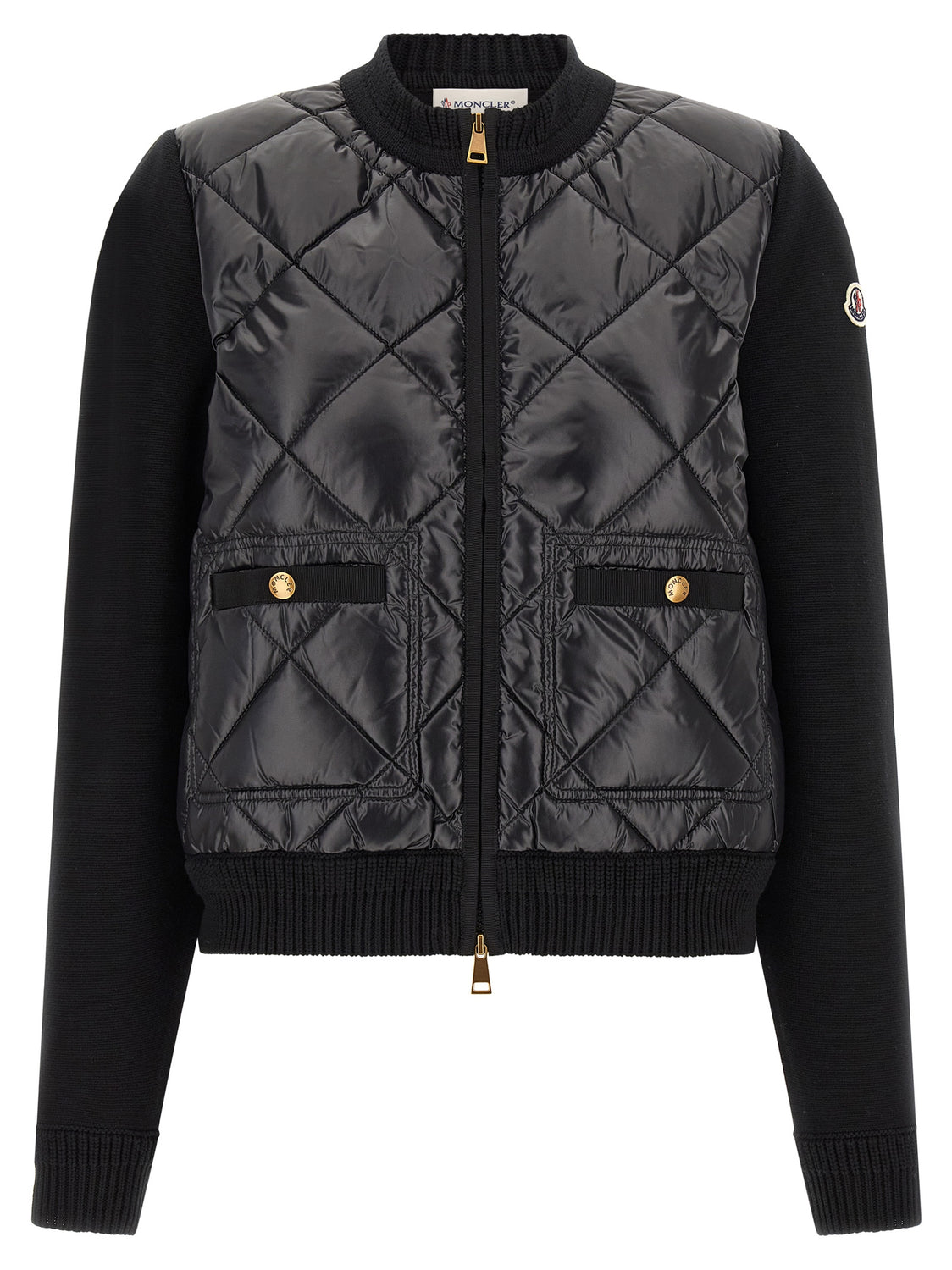 Black Polyamide Cardigan