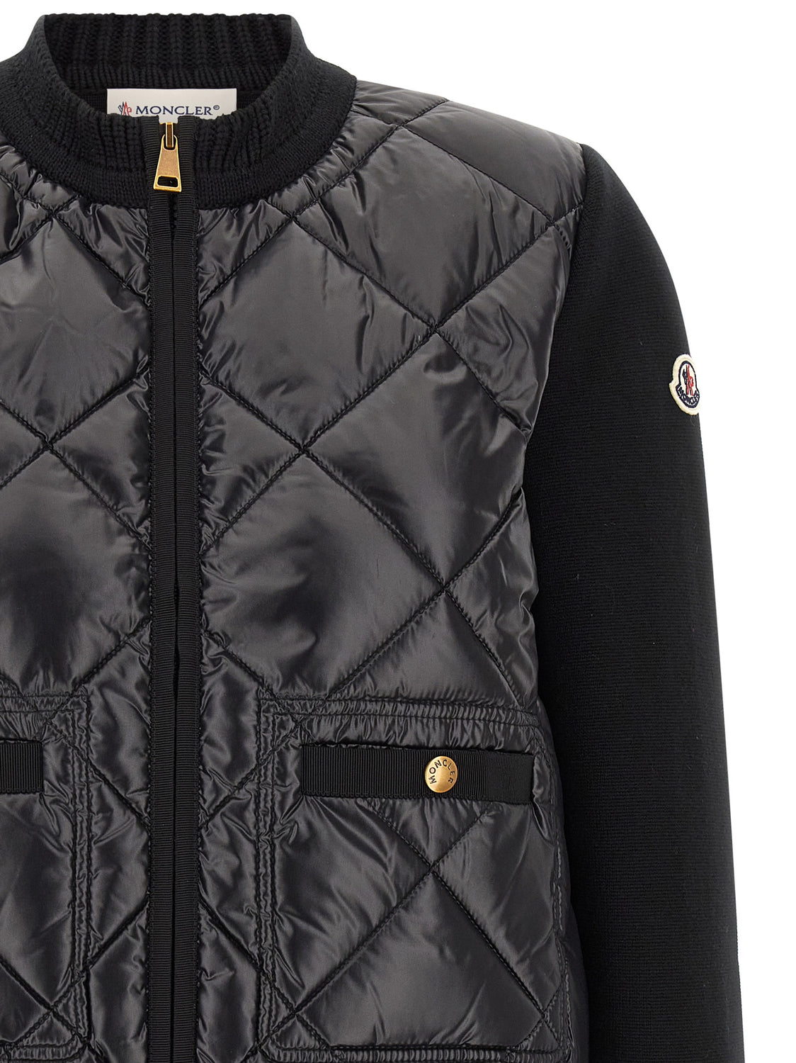 Black Polyamide Cardigan