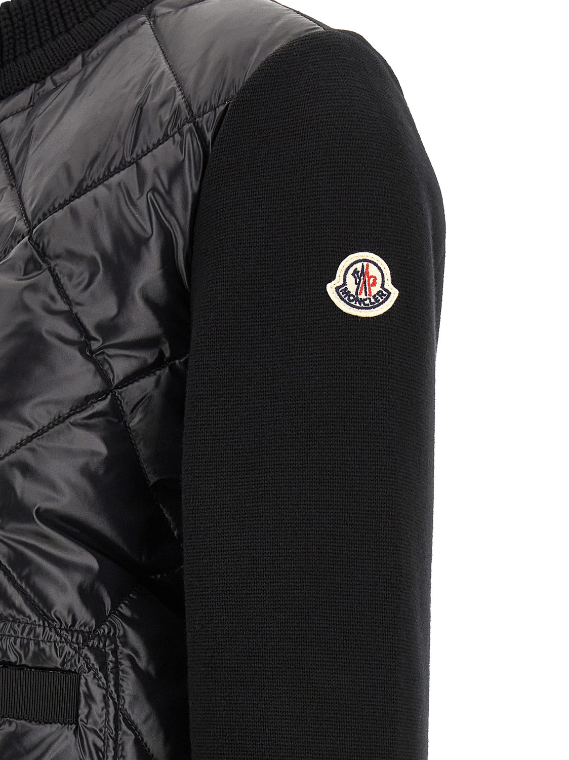 Black Polyamide Cardigan