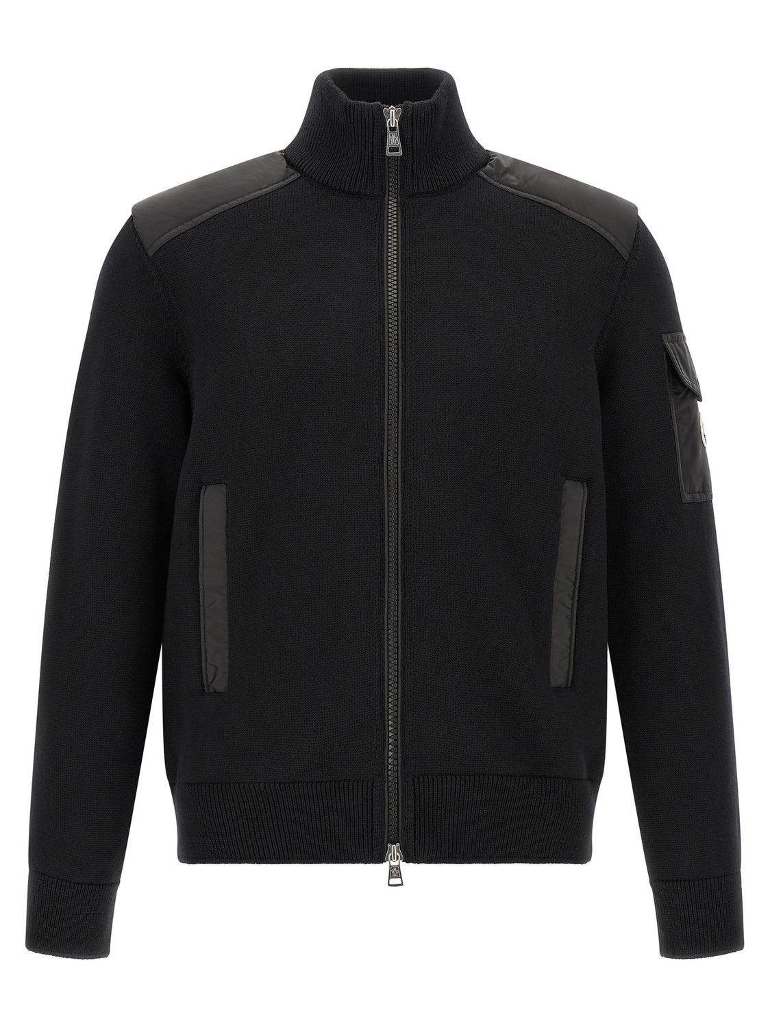 Black Polyamide Cardigan