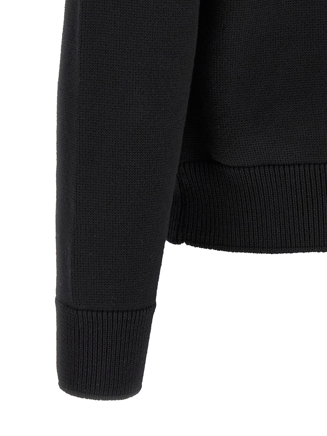 Black Polyamide Cardigan