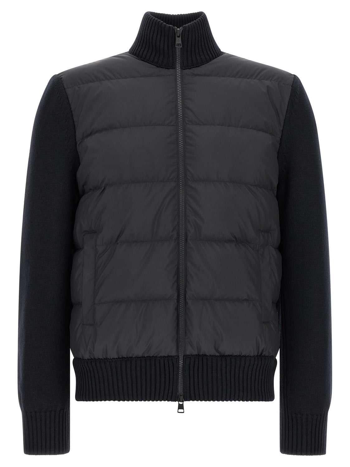 Blue Polyester Cardigan