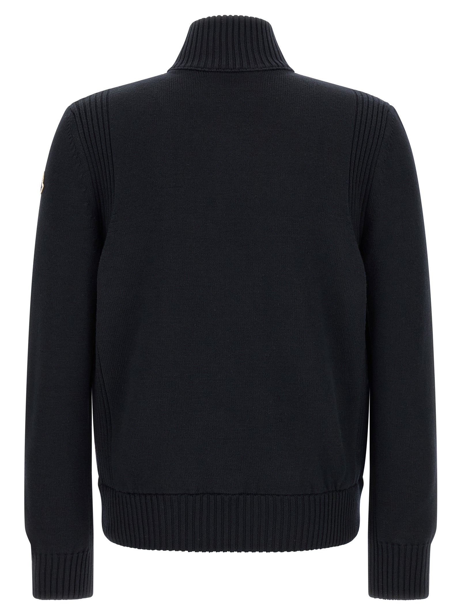 Blue Polyester Cardigan