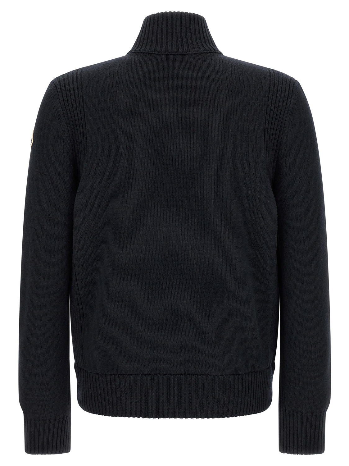 Blue Polyester Cardigan
