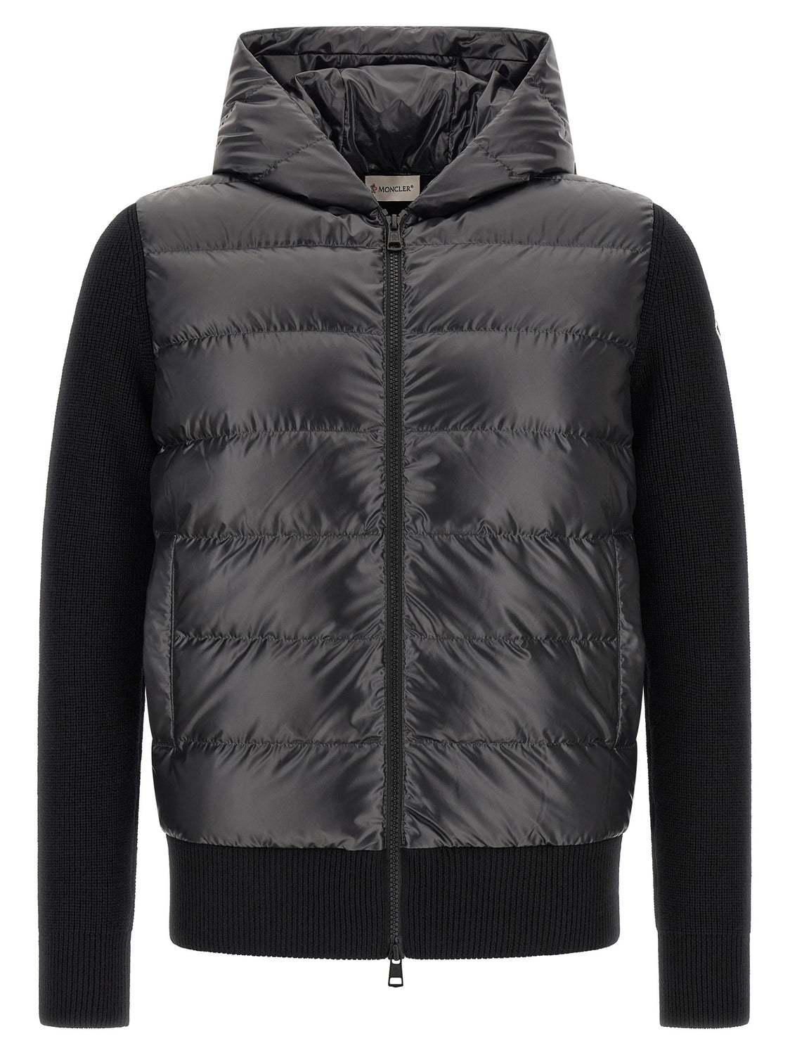 Black Polyester Cardigan