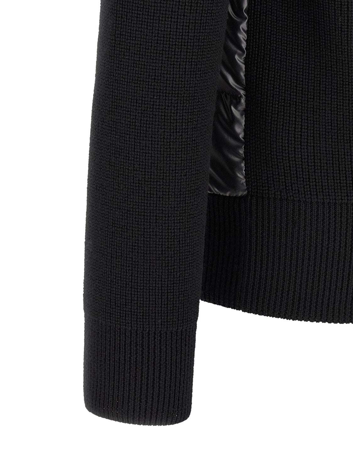 Black Polyester Cardigan