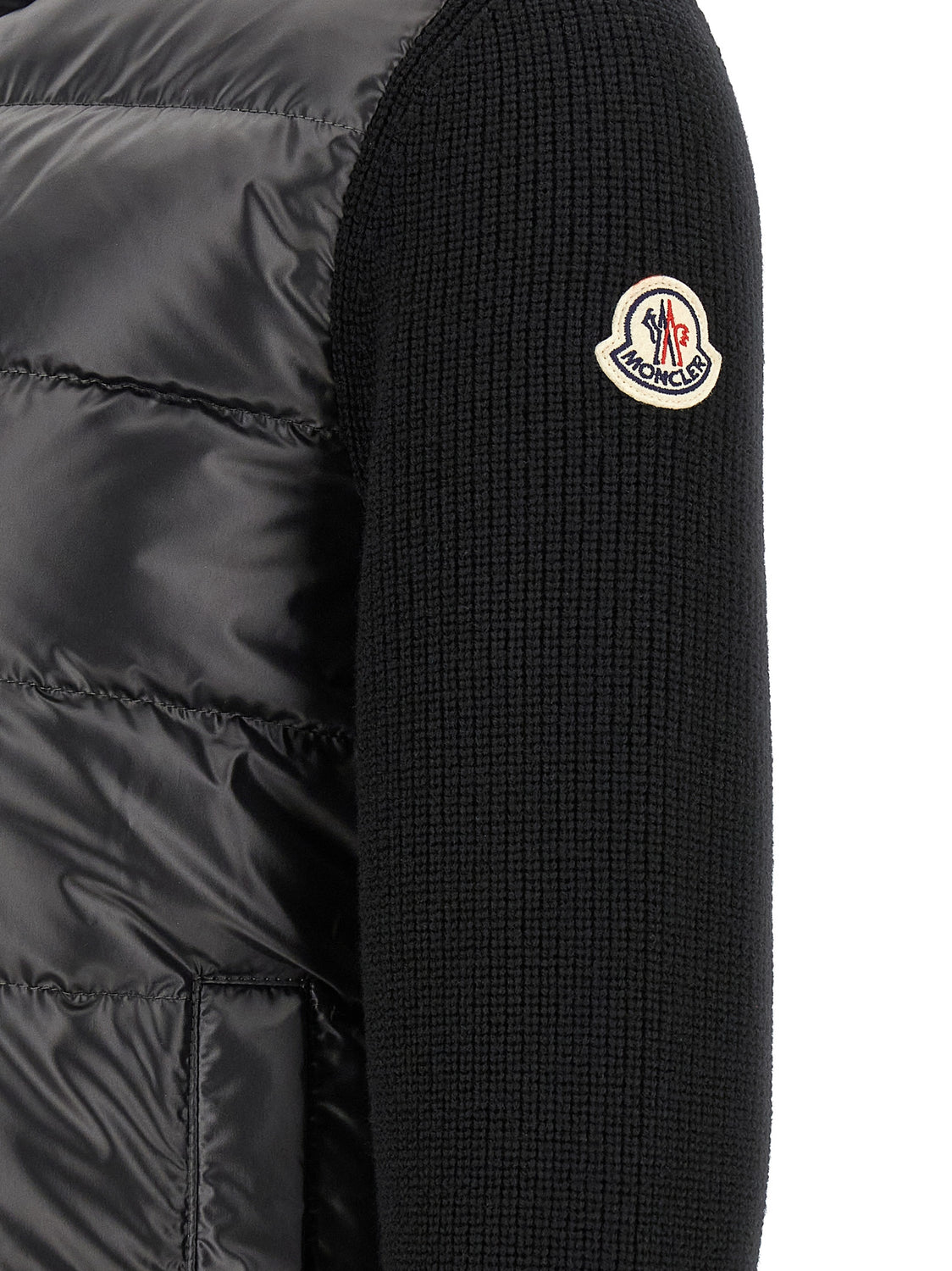 Black Polyester Cardigan