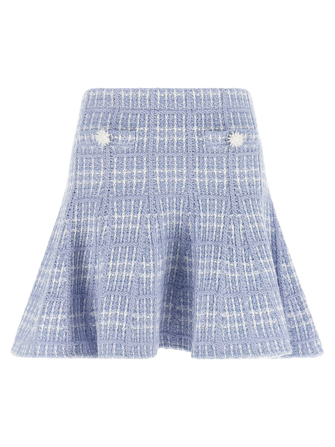 Blue Cotton Long Skirt