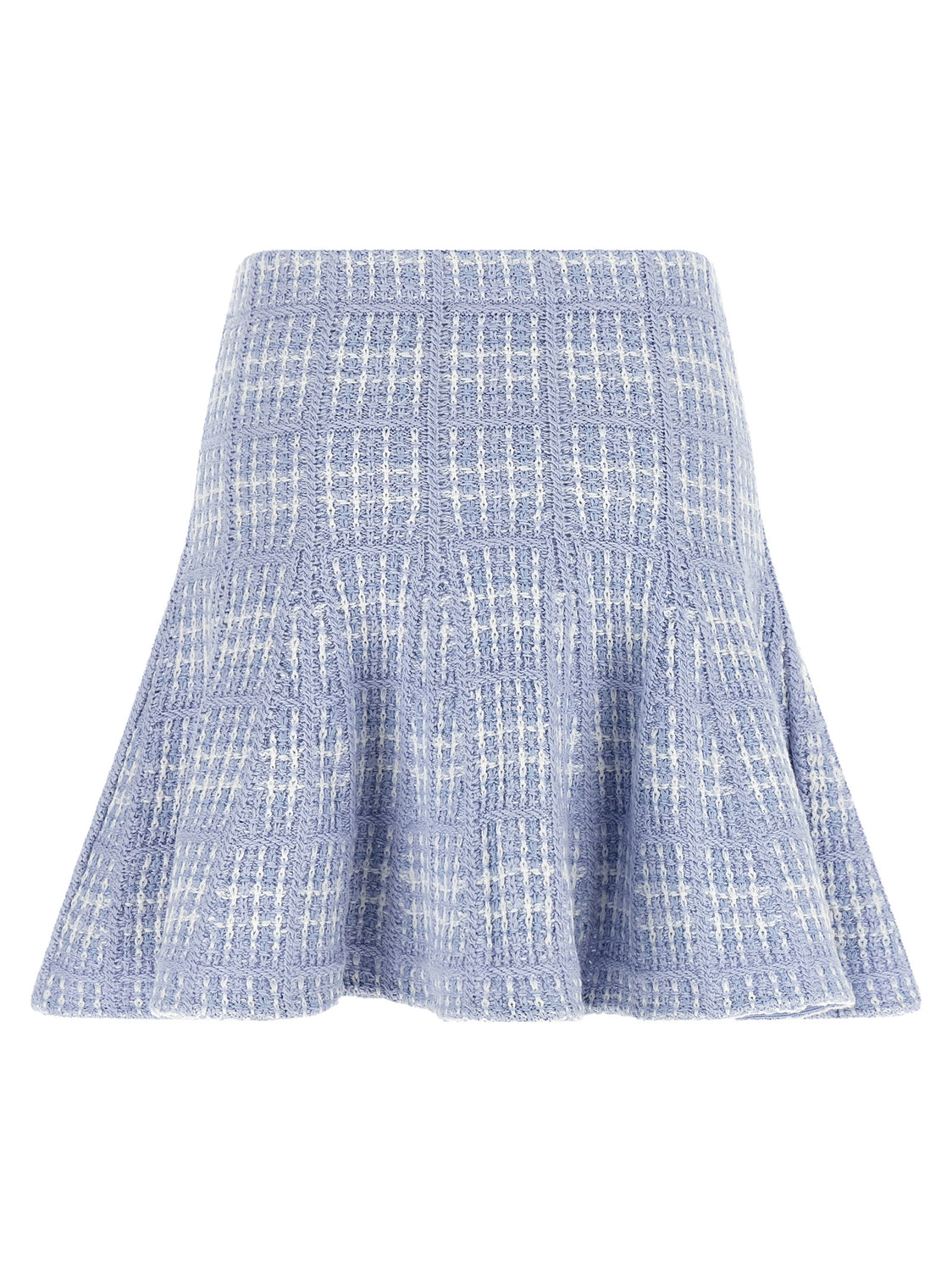 Blue Cotton Long Skirt