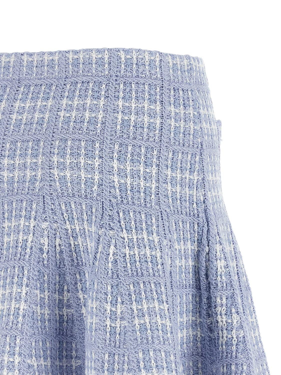 Blue Cotton Long Skirt