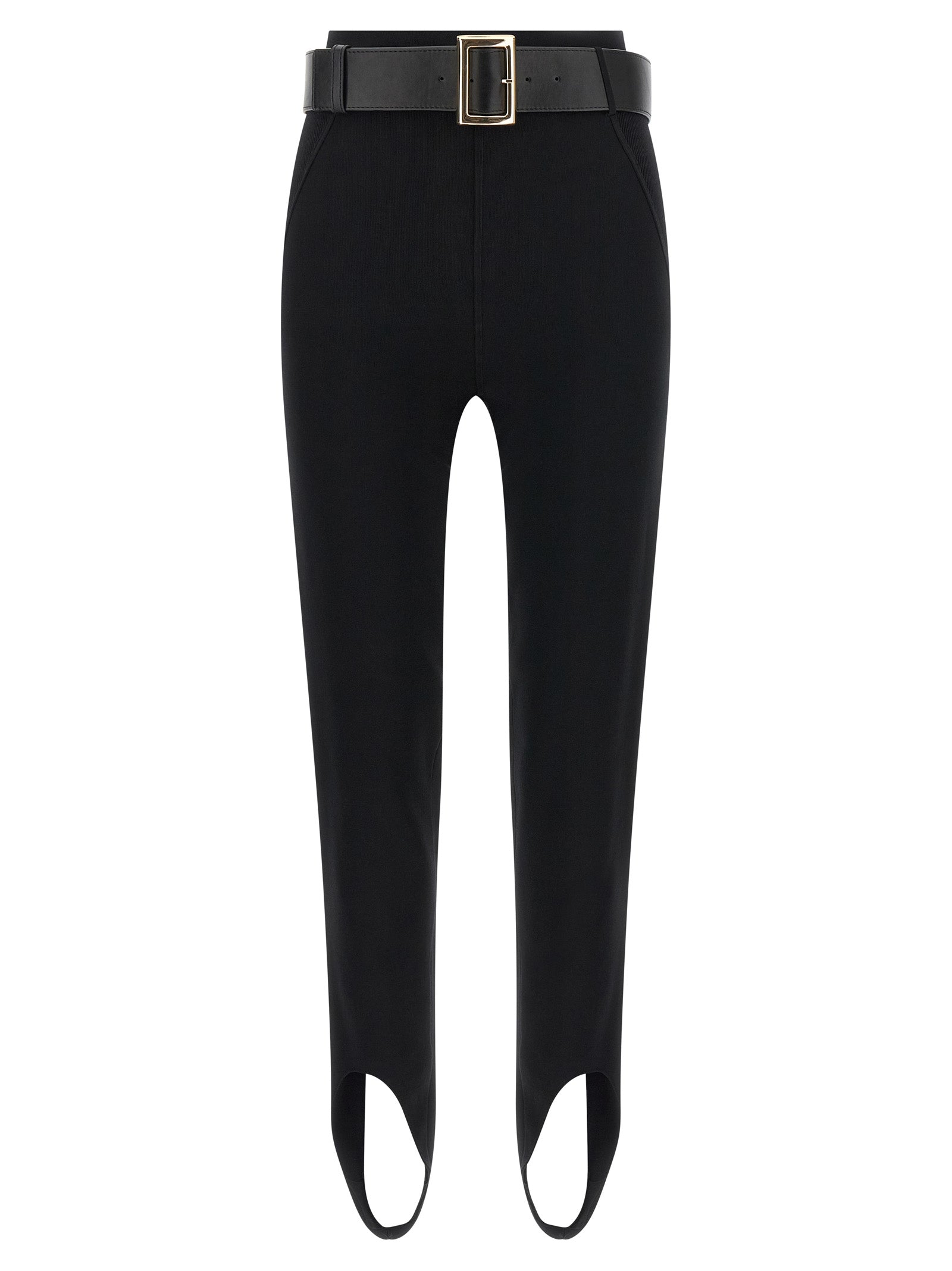 Black Viscose Leggings