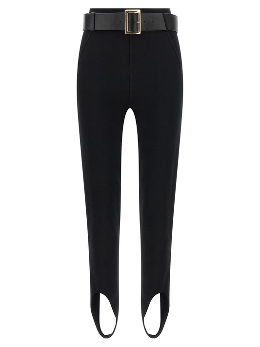 Black Viscose Leggings