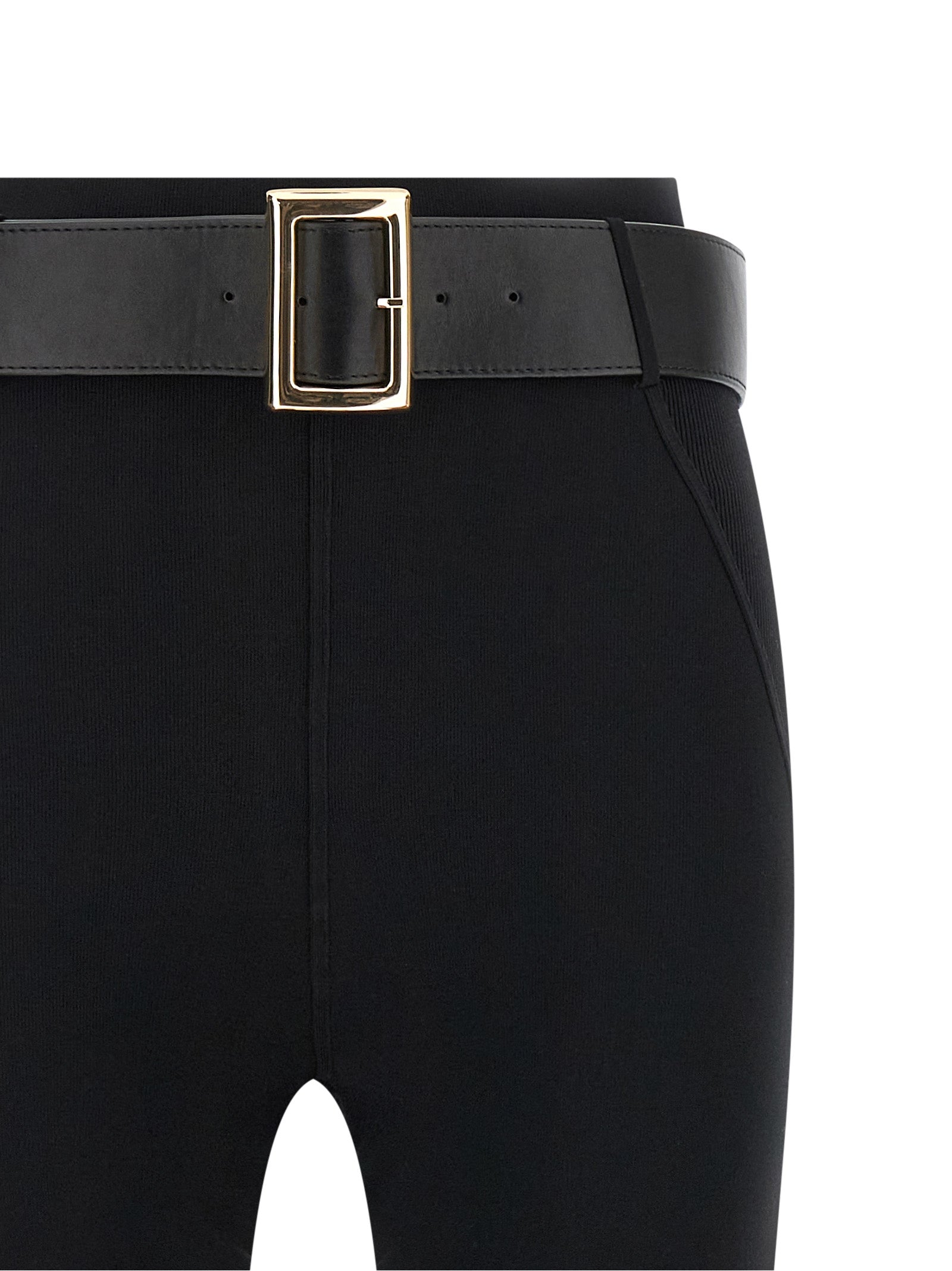 Black Viscose Leggings