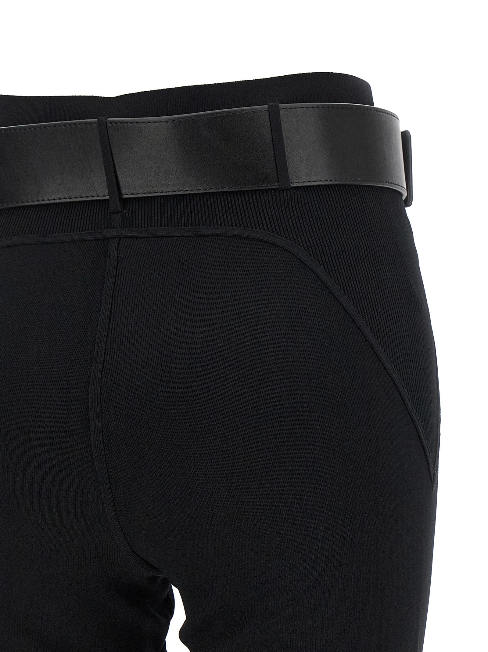 Black Viscose Leggings