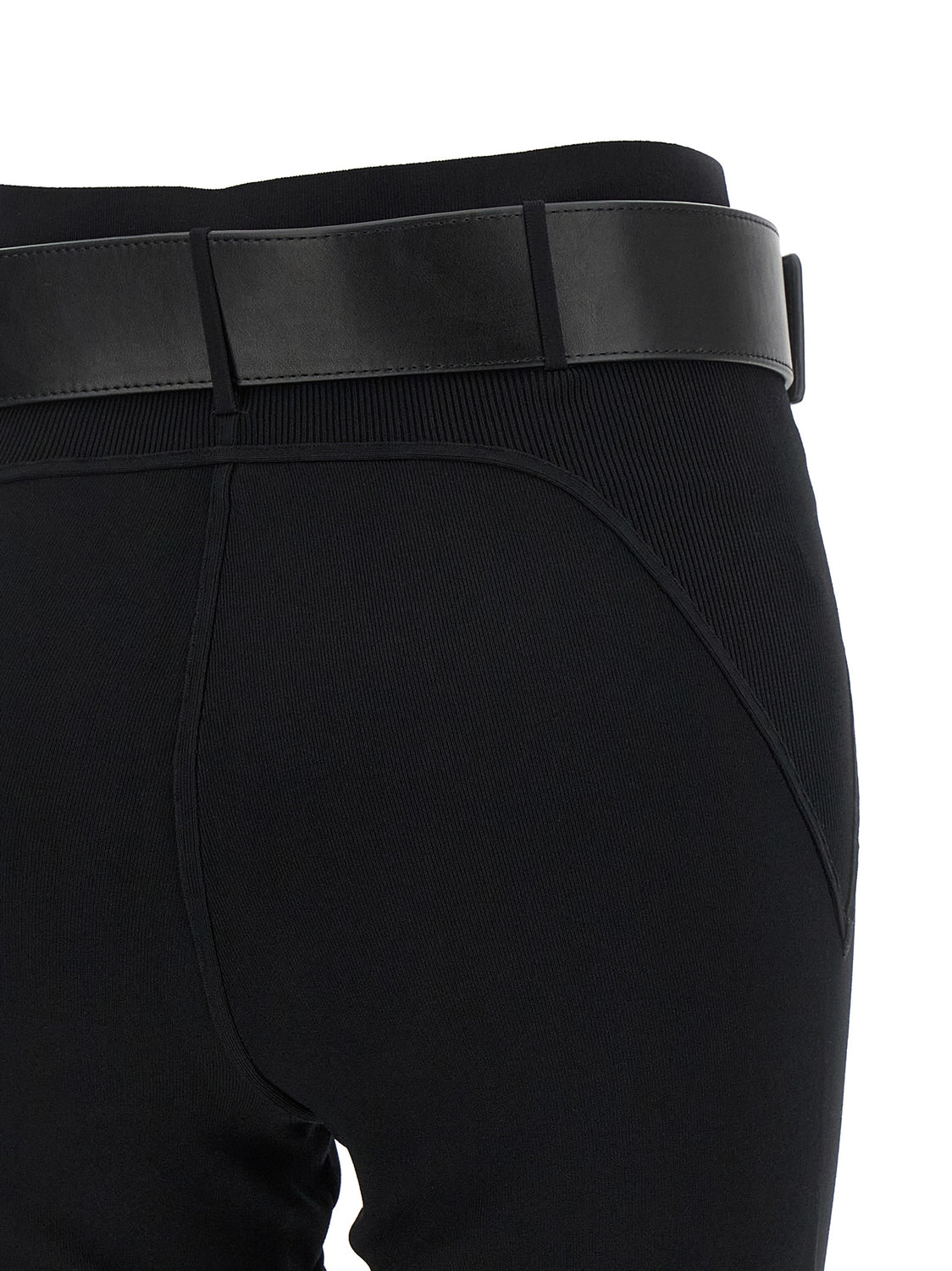 Black Viscose Leggings