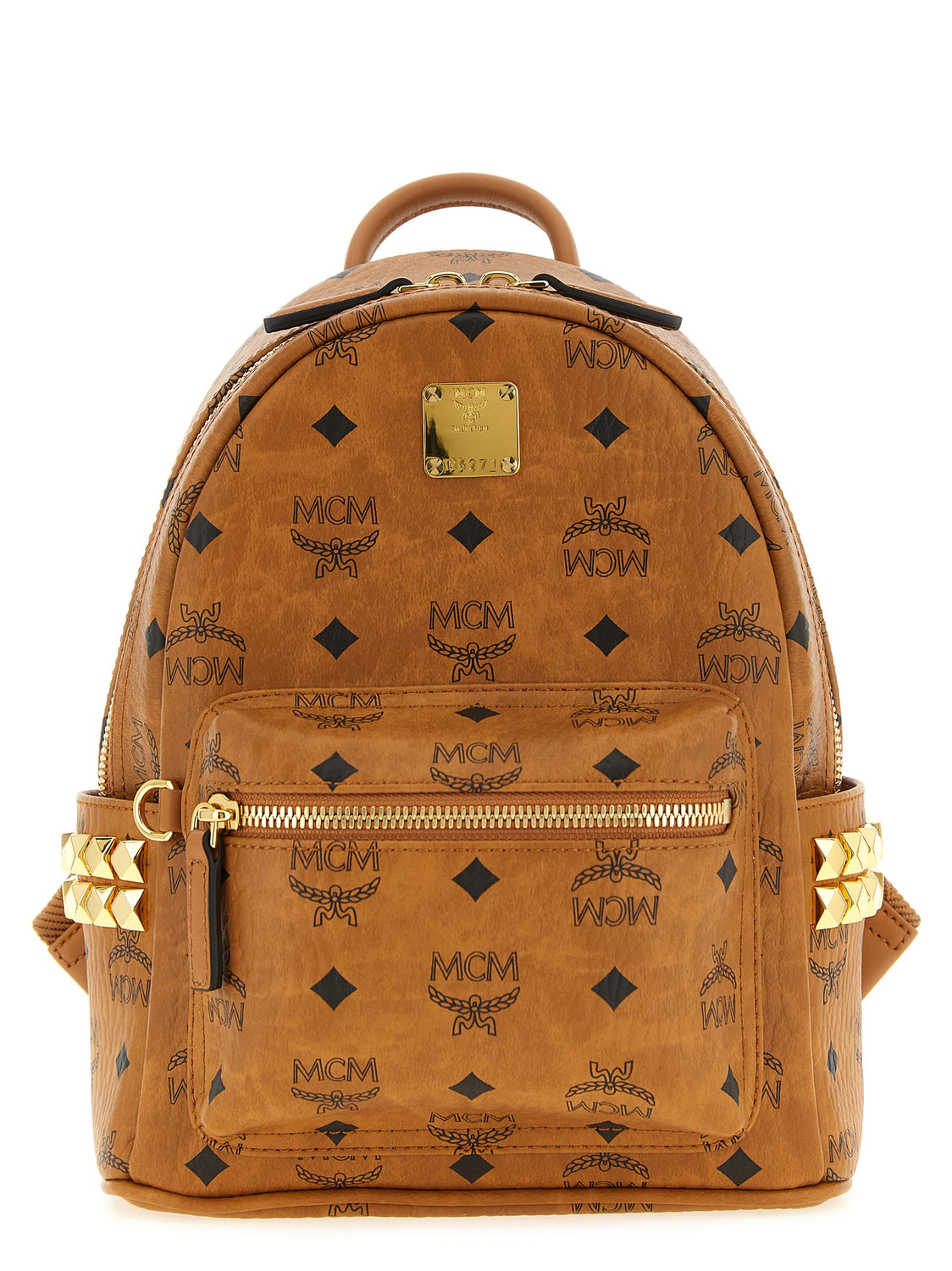 Brown Polyethylene Backpack