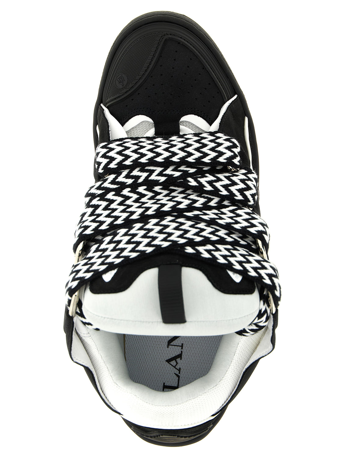 Bicolor Calfskin Chunky Sneakers