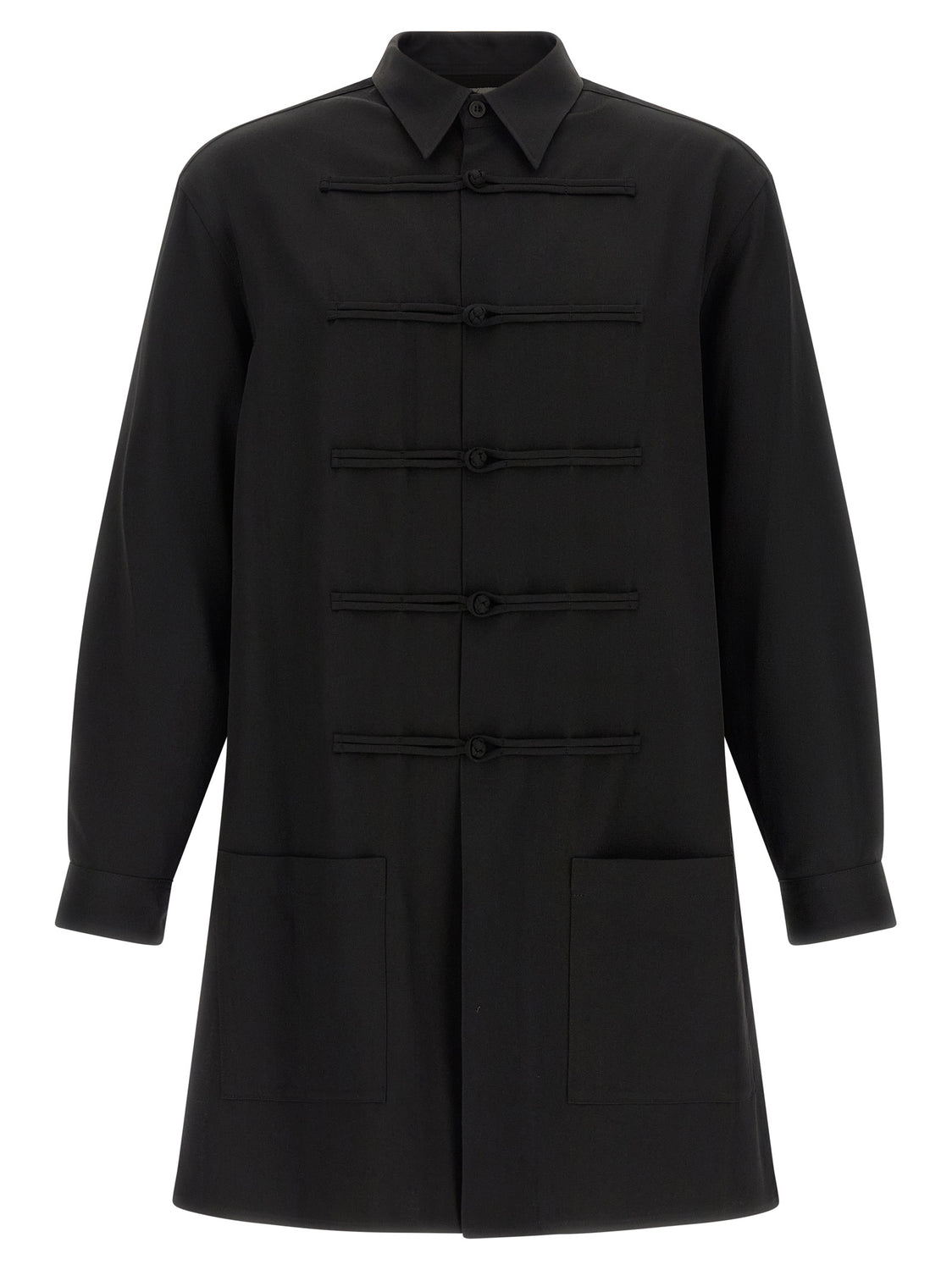 Black Wool Blouse