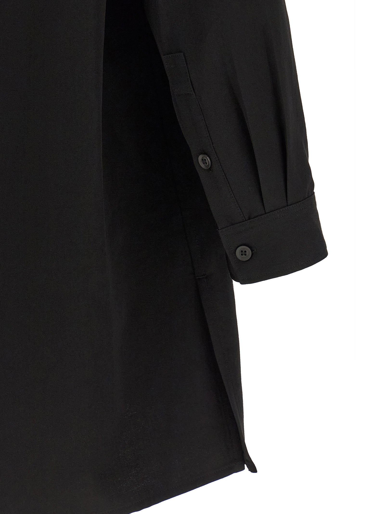 Black Wool Blouse