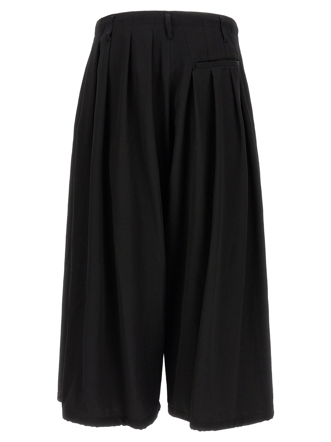 Black Wool Casual Pants