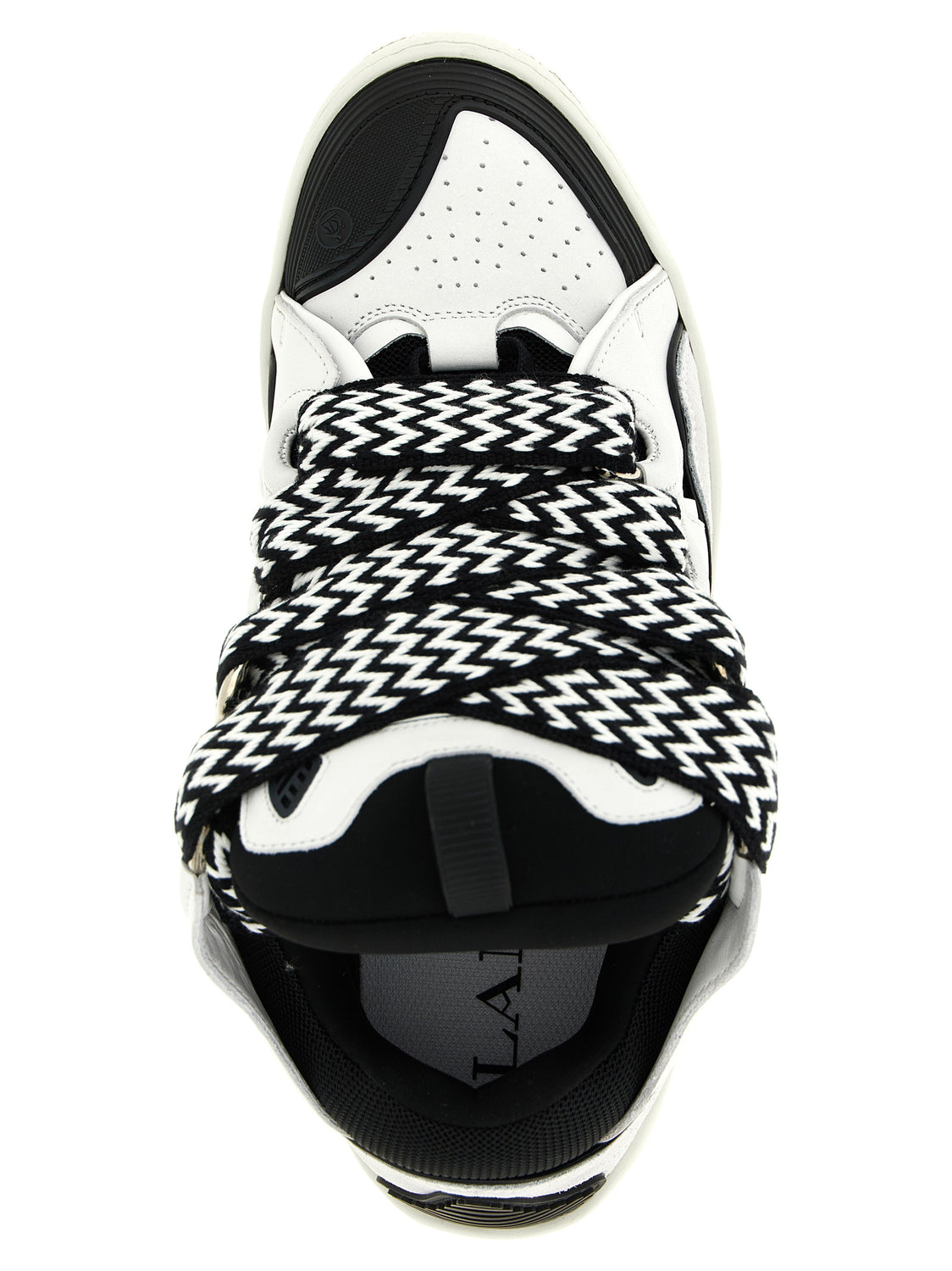 Bicolor Calfskin Chunky Sneakers