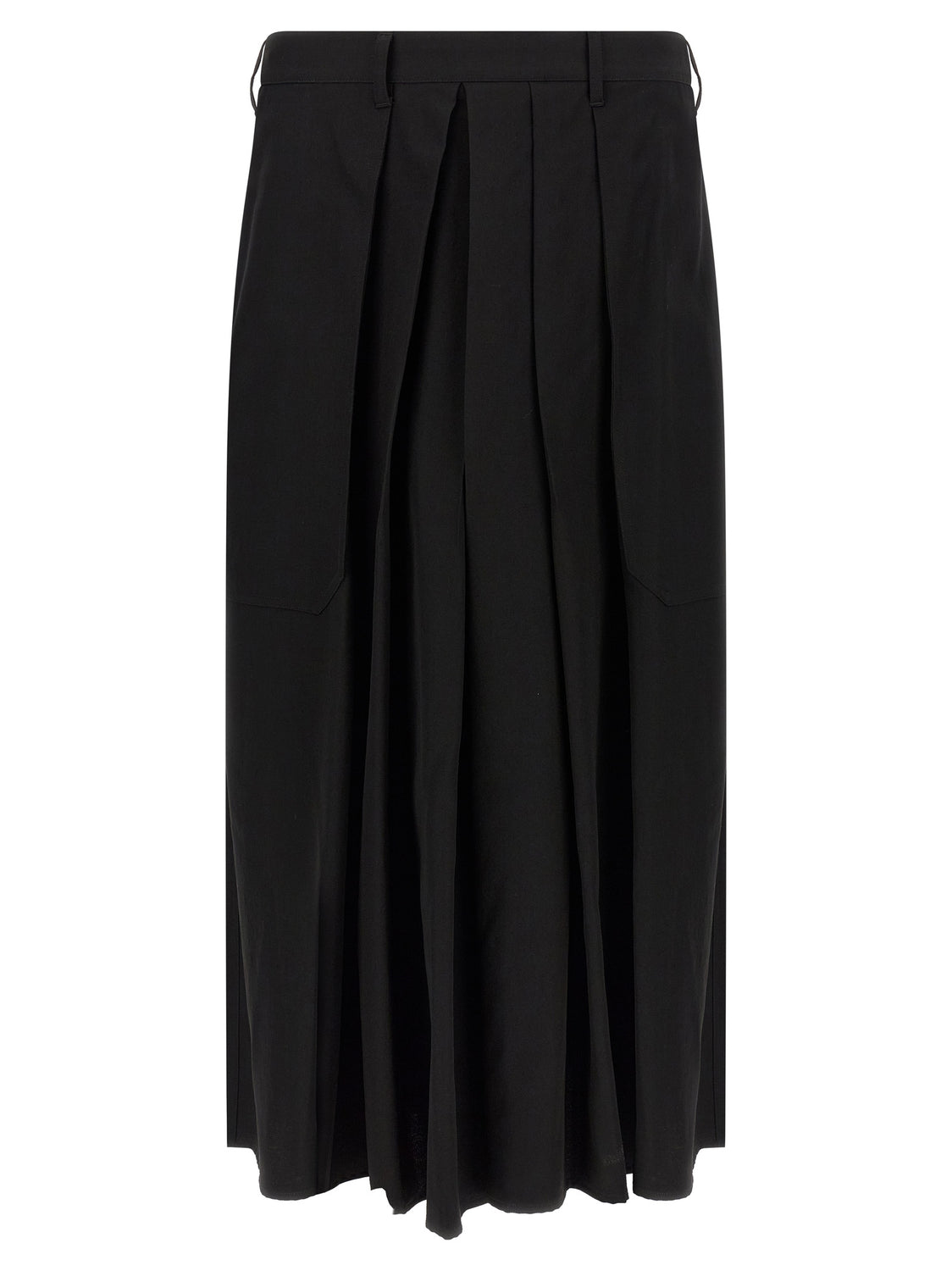 Black Wool Casual Pants