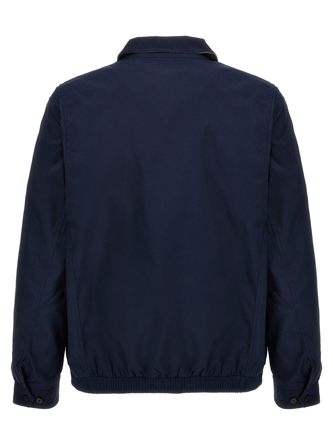 Blue Polyester Bomber