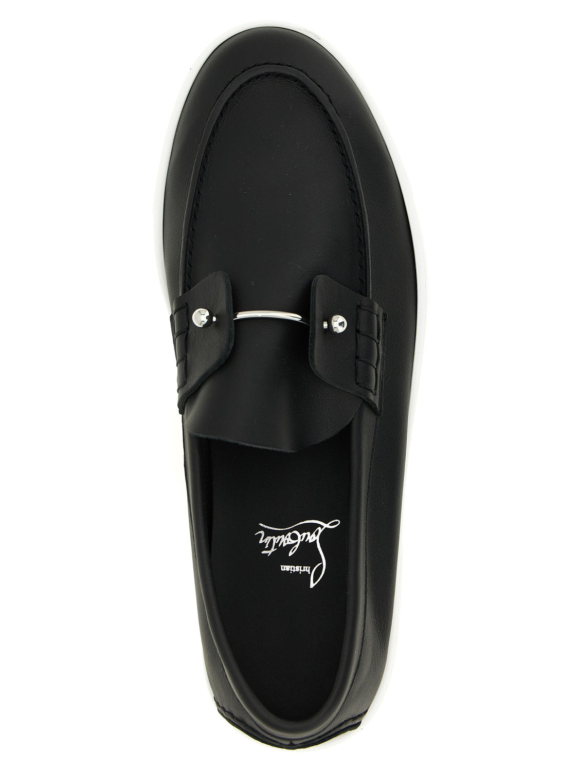 Black Calfskin Slip-On Loafers
