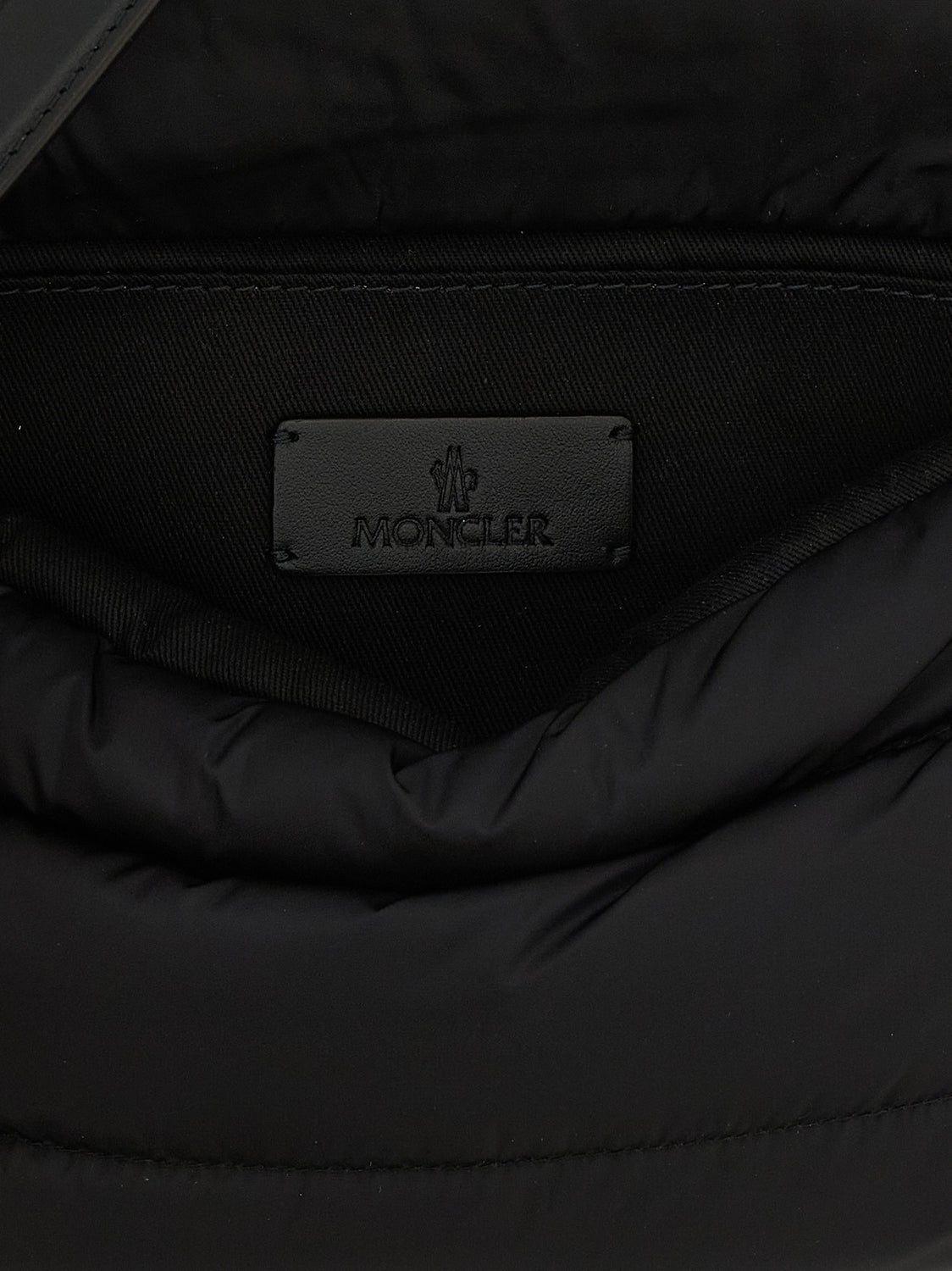 Black Polyamide Shoulder Bag