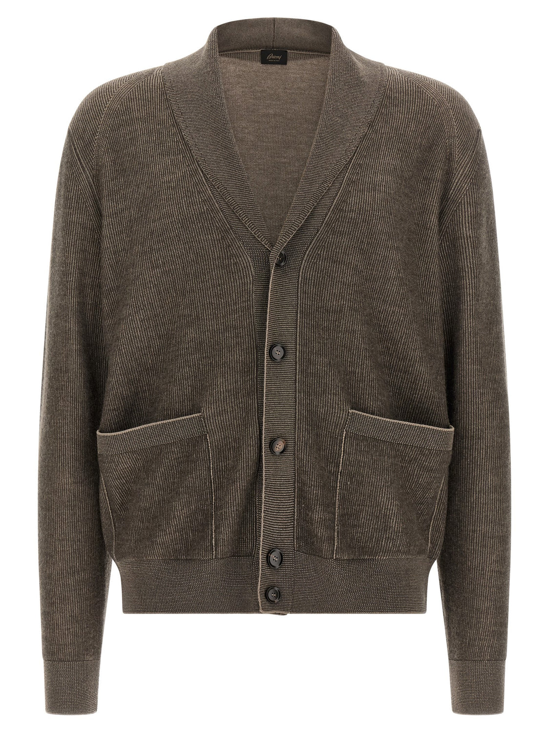 Brown Cashmere Cardigan