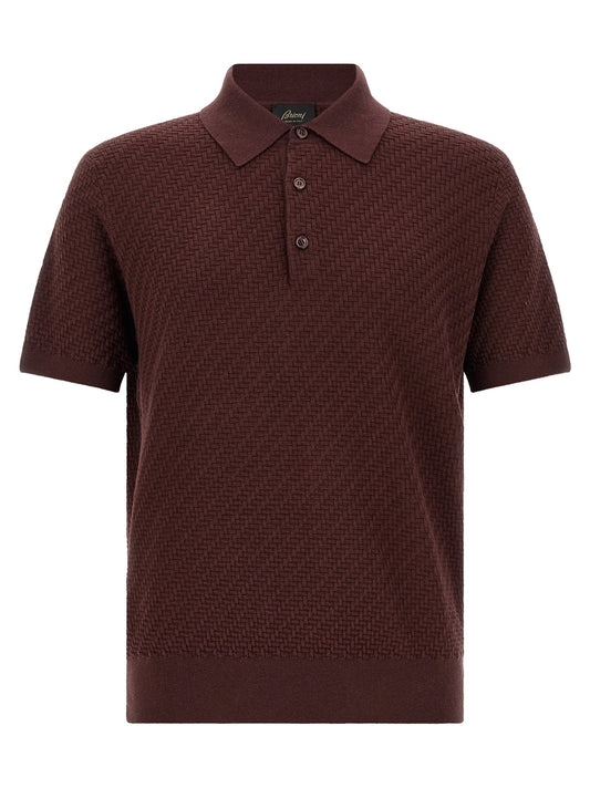 Purple Cotton Polo Shirt