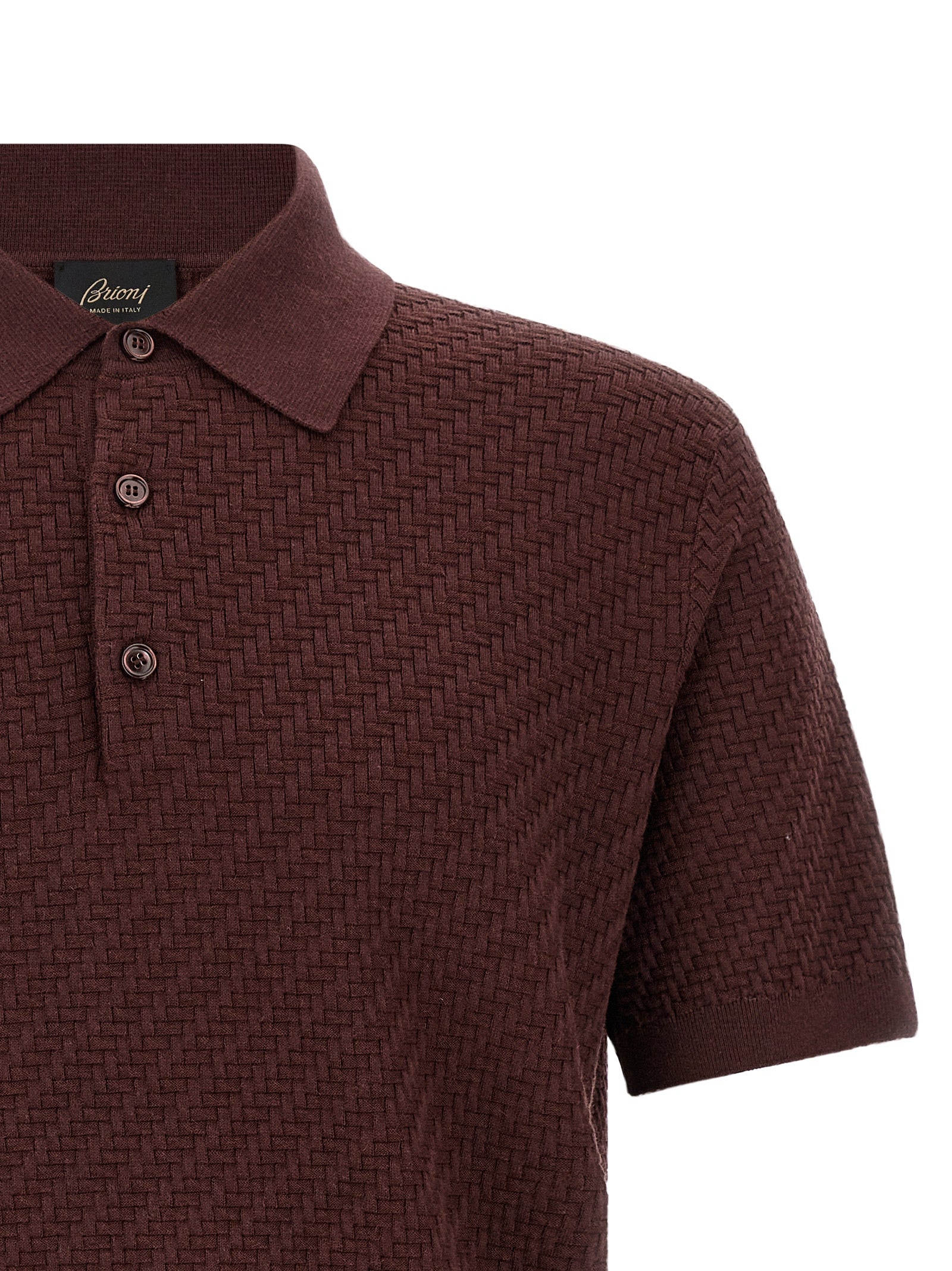 Purple Cotton Polo Shirt