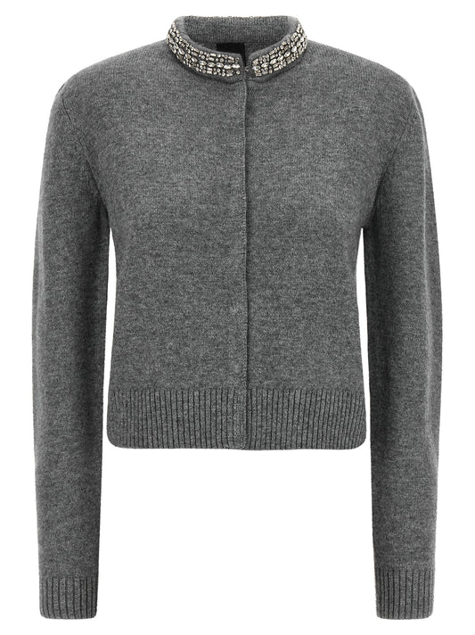 Gray Wool Cardigan