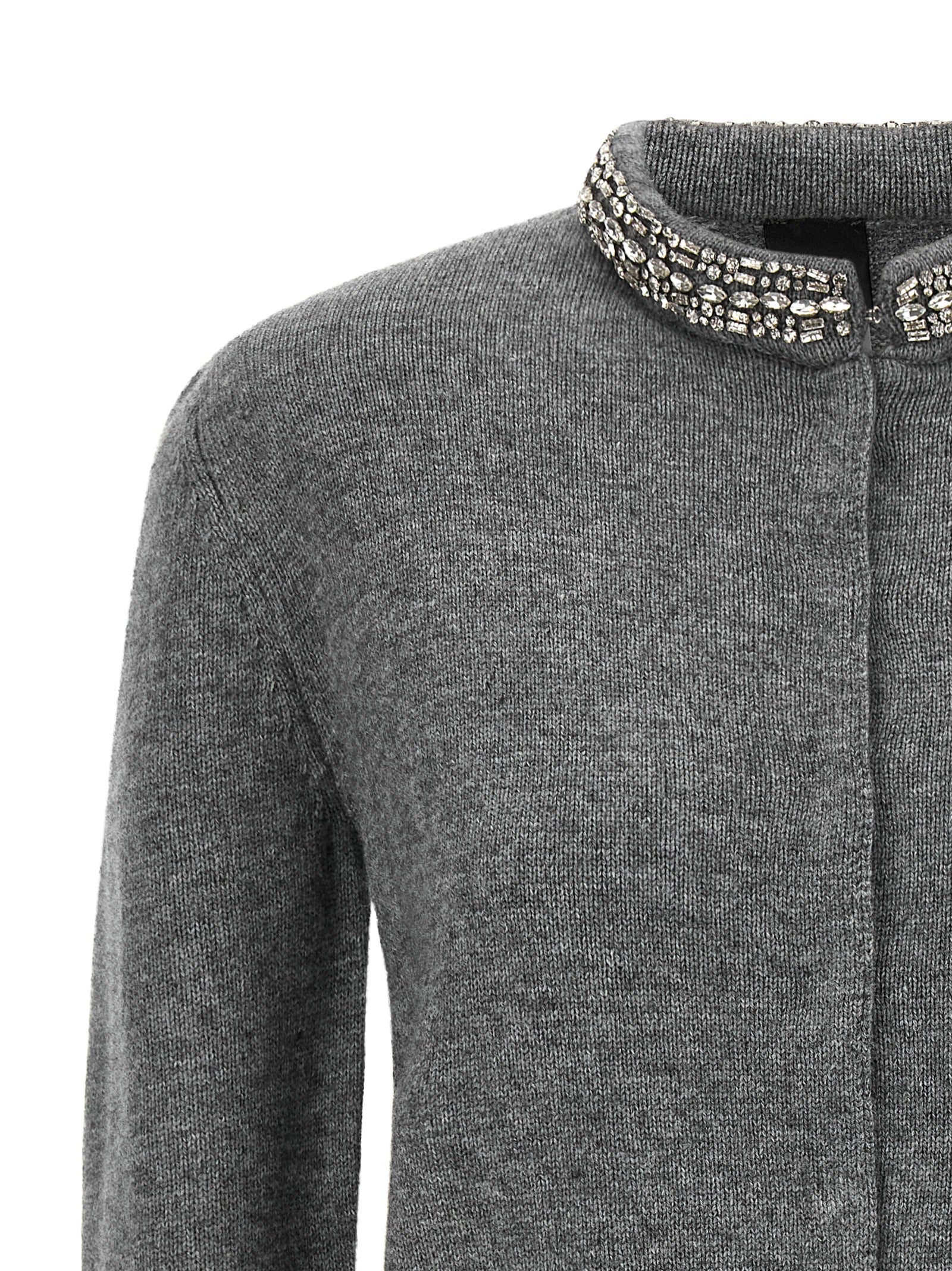 Gray Wool Cardigan