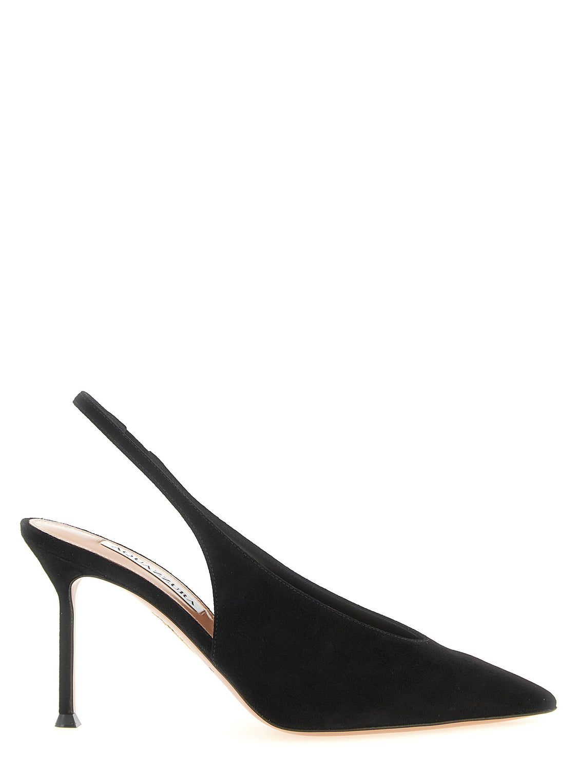 Black Calfskin High Heel Pumps