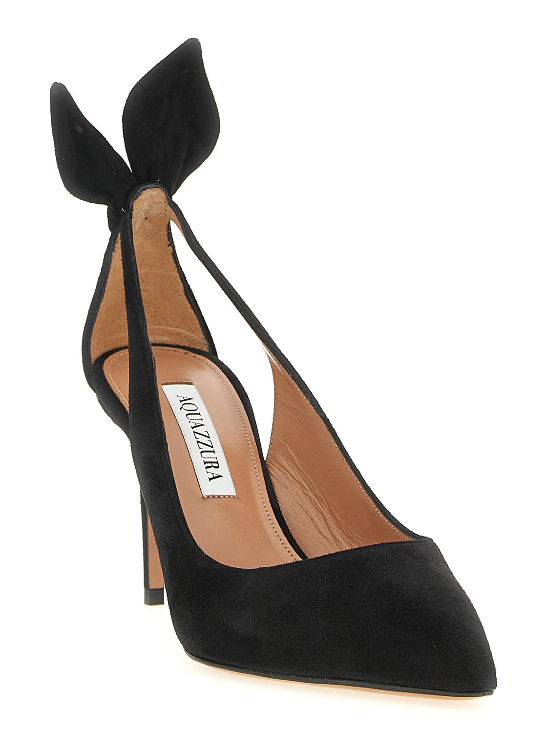 Black Calfskin High Heel Pumps