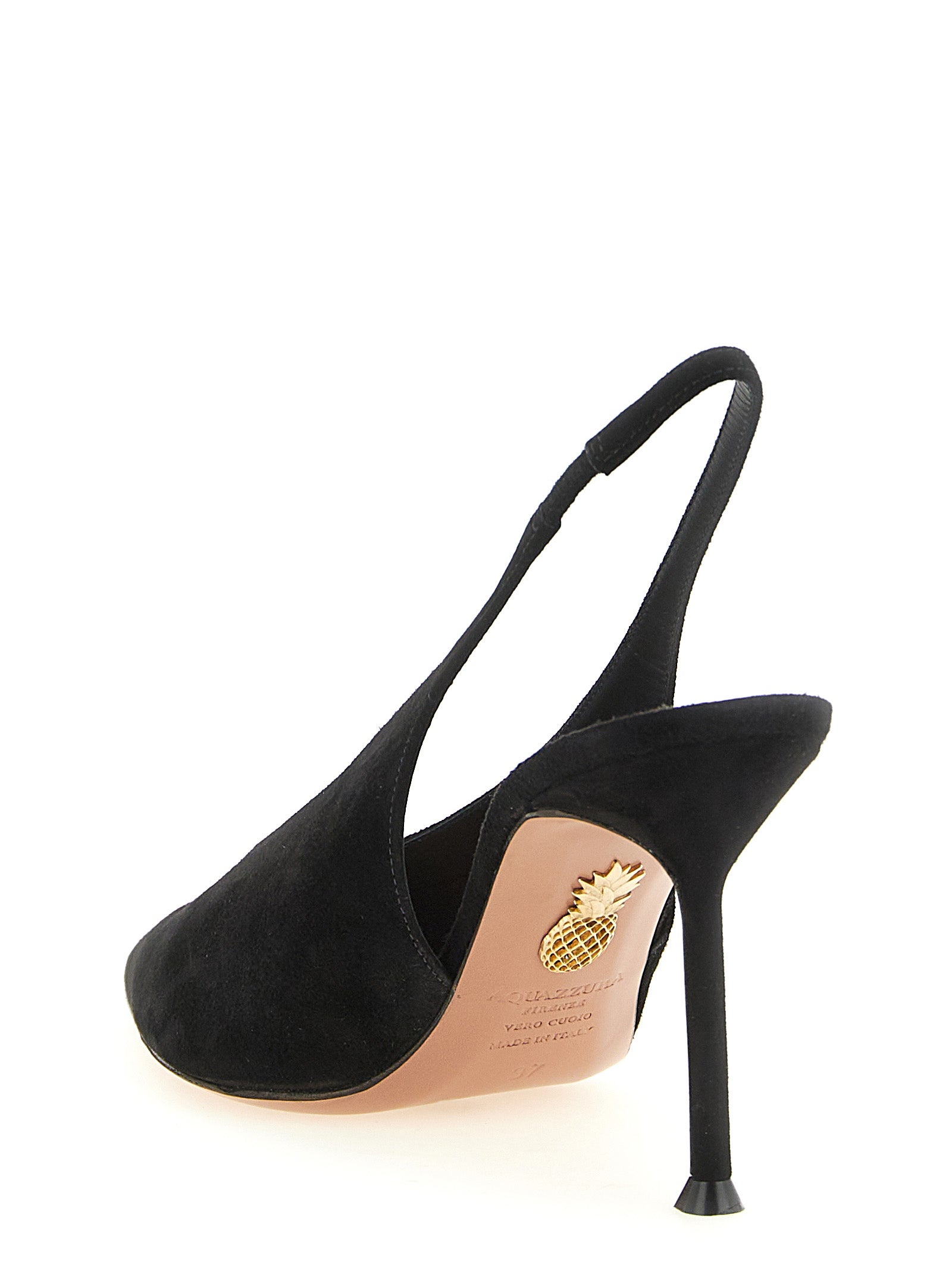 Black Calfskin High Heel Pumps