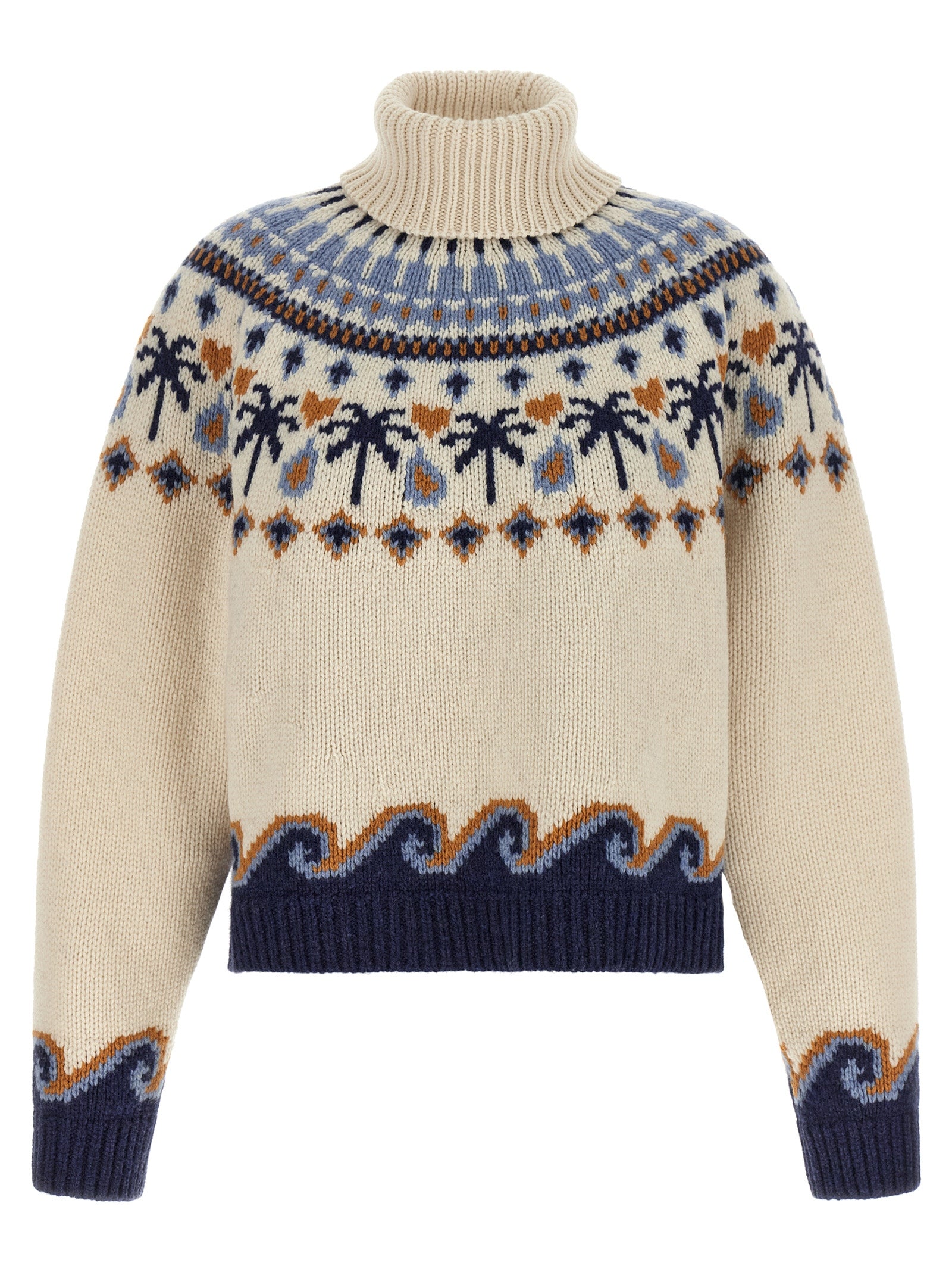 Multicolor Virgin Wool Cardigan
