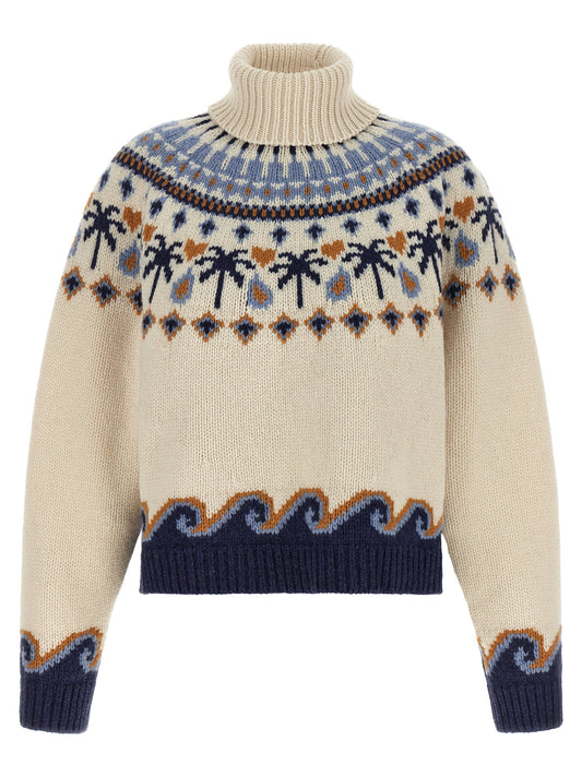 Multicolor Virgin Wool Cardigan