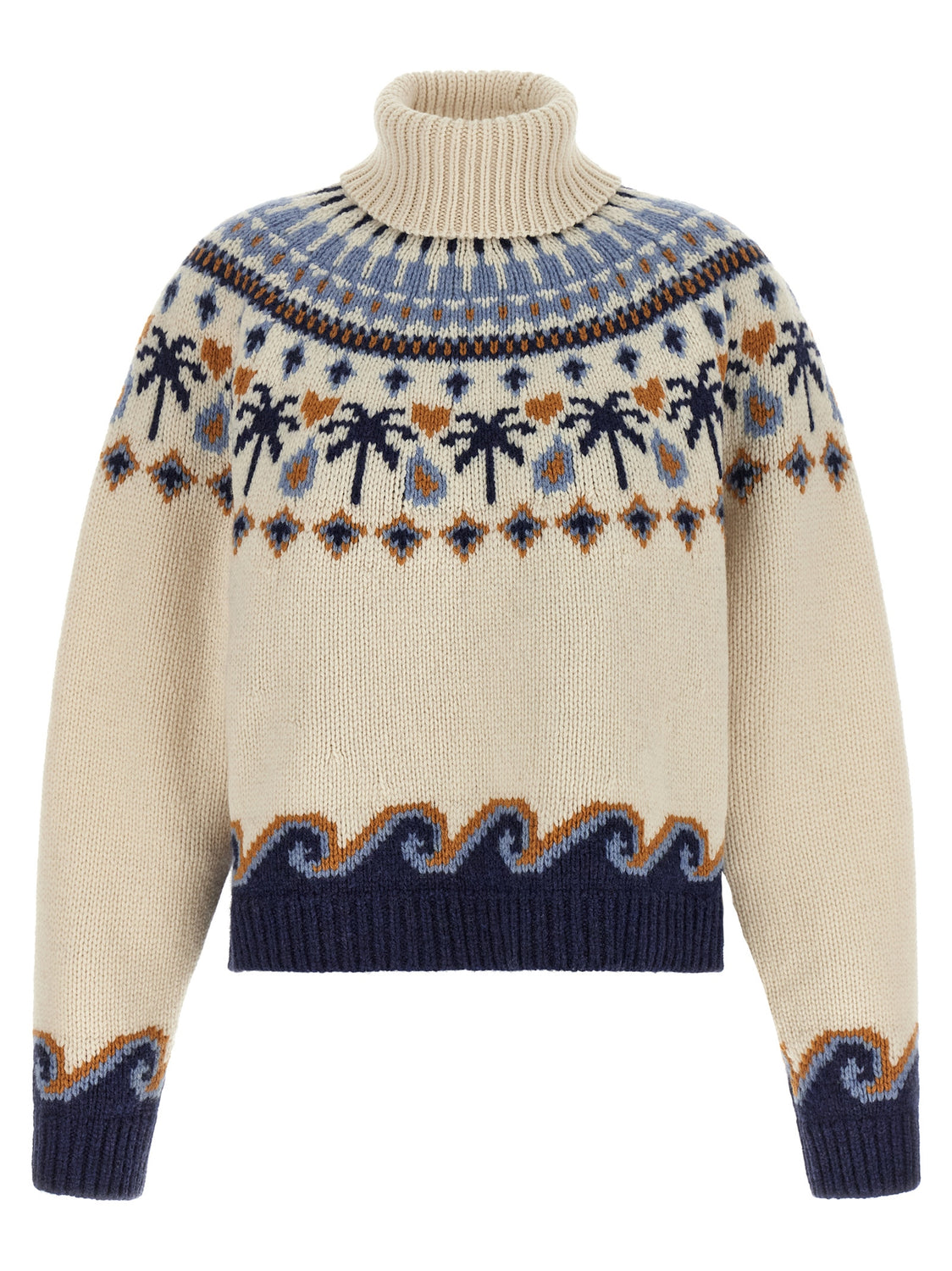 Multicolor Virgin Wool Cardigan