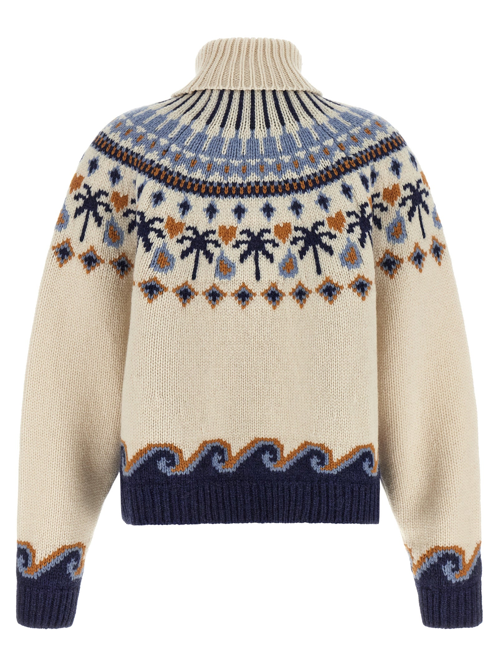 Multicolor Virgin Wool Cardigan
