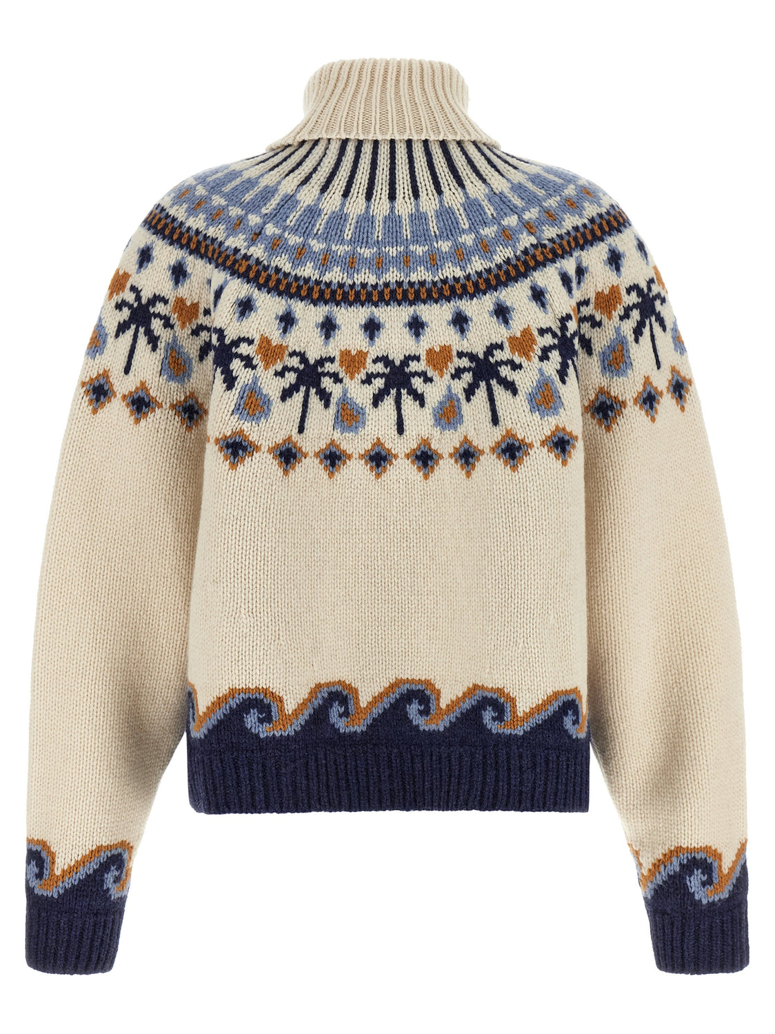Multicolor Virgin Wool Cardigan