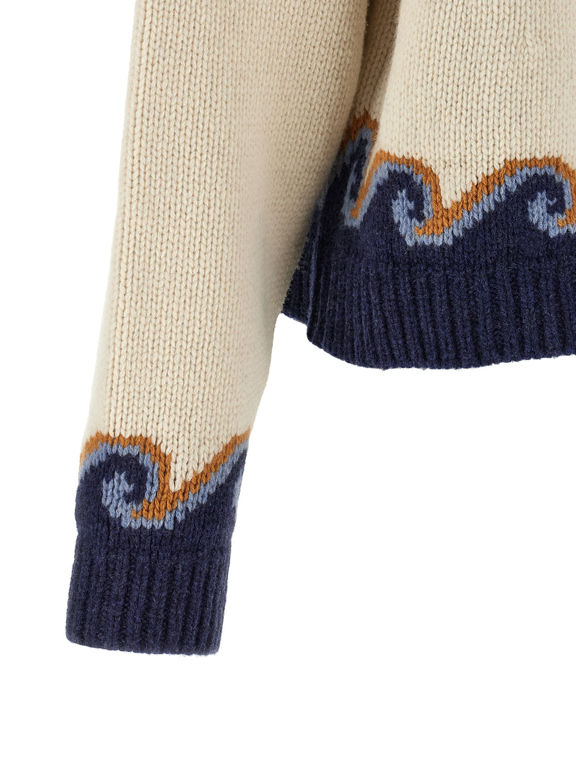 Multicolor Virgin Wool Cardigan